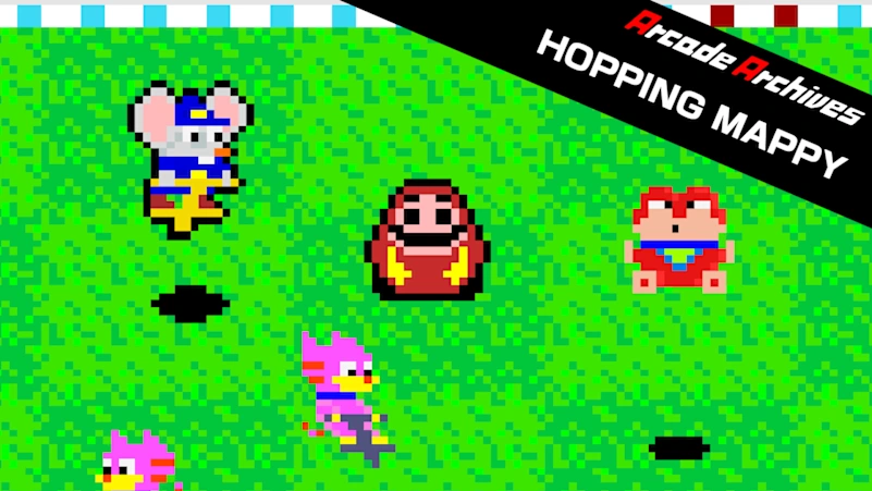 《Arcade Archives HOPPING MAPPY》Switch版+1.0.0补丁
