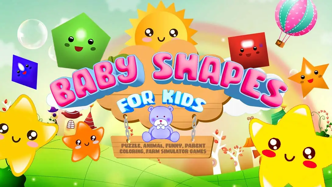 《Baby Shapes for Kids-Puzzle,Animal,Funny,Parent,Coloring》Switch版+1.0.0补丁