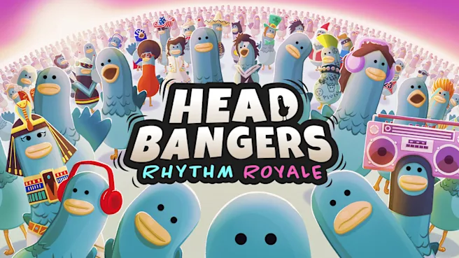 《节奏天鸽 .Headbangers Rhythm Royale》Switch版+1.0.4补丁+1DLC