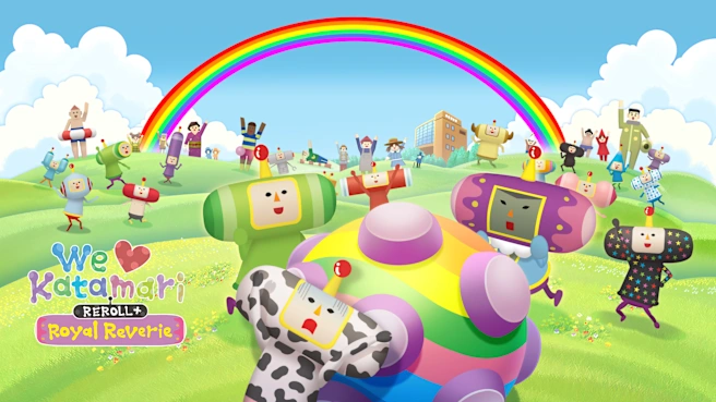 《人见人爱的块魂 安可+ 国王大人的小小回忆 We Love Katamari REROLL+ Royal Reverie》Switch版+1.0.2补丁+3DLC