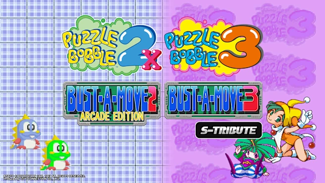 《泡泡龙2X & 泡泡龙3 Puzzle Bobble2X/BUST-A-MOVE2 Arcade Edition & Puzzle Bobble》Switch版+1.0.0补丁